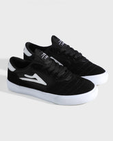 CAMBRIDGE KIDS BLACK/WHITE SUEDE